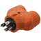 Ac Works Plug Adapter, L14-30R, L14-30P, L14-30P, L14-30P, 0 ft., Orange ADVL1430L1430 - alternate 3